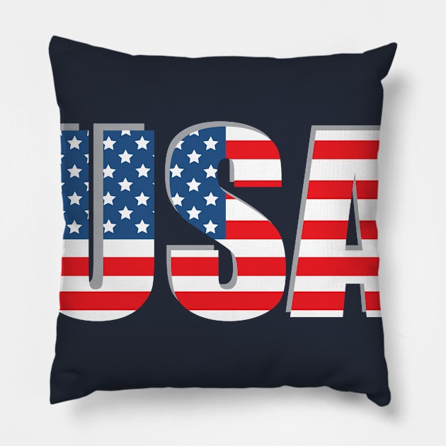 4th of july Pillow by zakchman