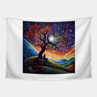 Tree of Psychedelia Tapestry