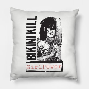 bikini kill || girl power Pillow