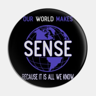 Our world makes sense because it is all we know Pin