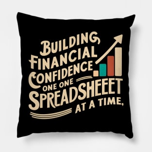 Building Financial Confidence One Spreadsheet At a Time |  Accountant Pillow