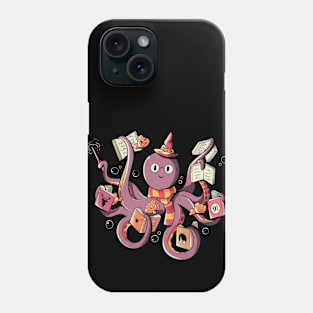 Magic Octopus Reading Books by Tobe Fonseca Phone Case