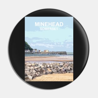 Minehead Somerset. Minehead Travel location poster Pin