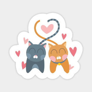 Purrrfect Together Magnet