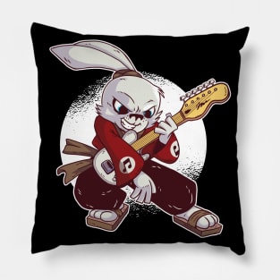 Rabbit Guitar Pillow