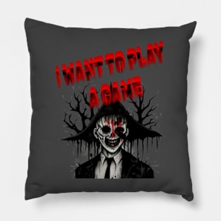 i want to play a game Pillow