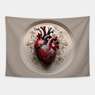 Heart on a Platter Tapestry