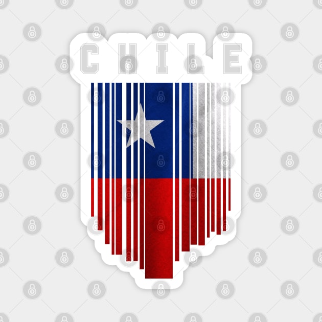 Chile flag, chilean flag Magnet by eka123
