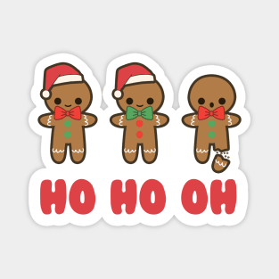 Funny Christmas Gingerbread Man Magnet