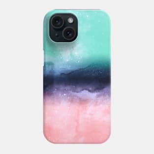 Modern watercolor abstract paint Phone Case