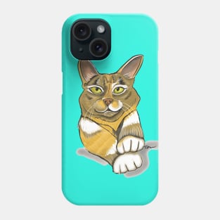 Calico Cat Art Phone Case