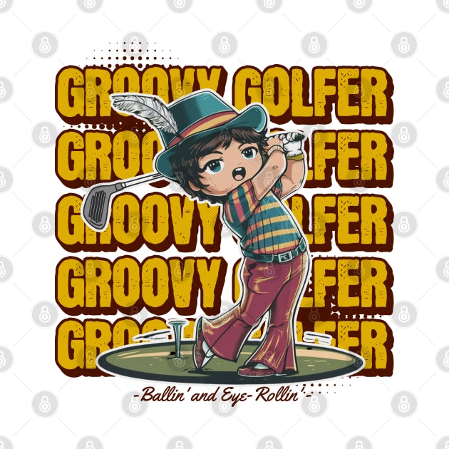 Groovy Golfer Kid- Golfer Day by TaansCreation 