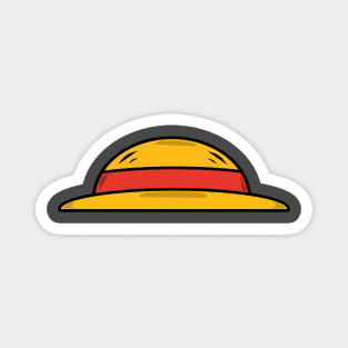 the straw hat Magnet