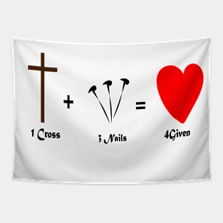 1Cross, 3Nails, 4Given Tapestry