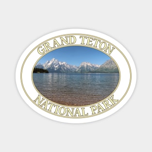 Jackson Lake at Grand Teton National Park in Wyoming Magnet