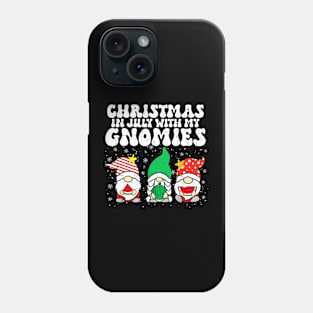 Christmas In July Summer Vacation Hanging With My Gnomies Phone Case