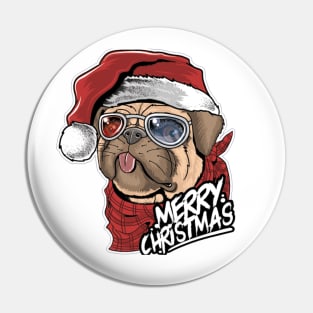 merry christmas dog Pin