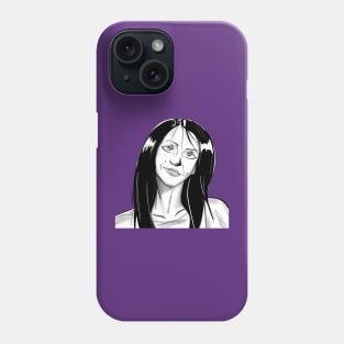 natalie imbruglia ecopop portrait in sketchbook Phone Case