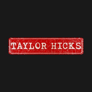 vintage retro plate Taylor Hicks T-Shirt