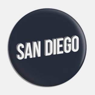 San Diego, California Pin