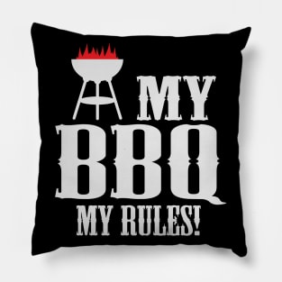 My bbq My rules (2) Pillow