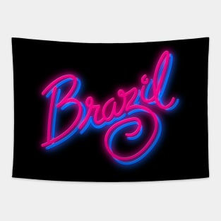 BRAZIL (Neon) / 80s Cult Sci Fi Film Tapestry