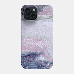 Blue Purple Violet Abstract Art Phone Case