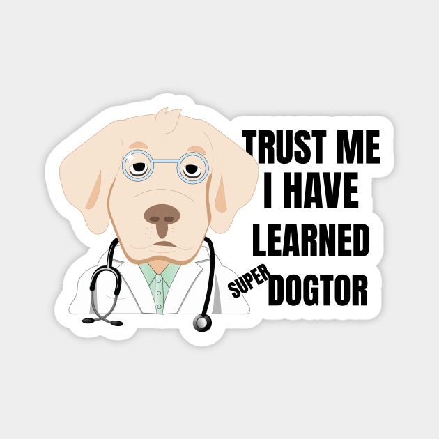 Super Dogtor Magnet by Porama95