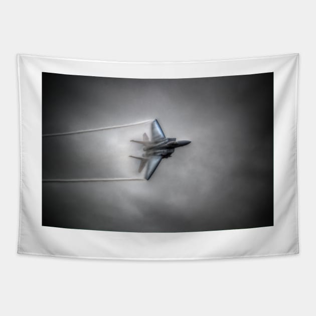 USAF F-15E Strike Eagle Pass Tapestry by Nigdaw