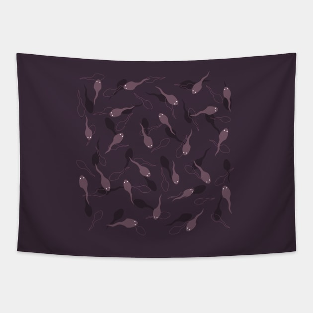 Tadpoles quare pond Tapestry by Hayh0