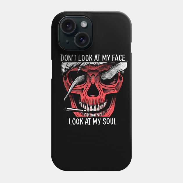 DONT LOOK AT MY FACE Phone Case by DANIELE VICENTINI