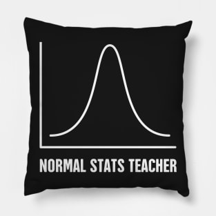 Normal Stats Teacher Pillow