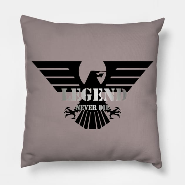 legends never die Pillow by Yamany