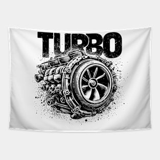 Turbo Engine Tapestry