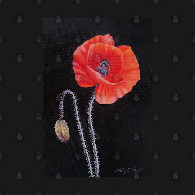 Poppy painting by EmilyBickell