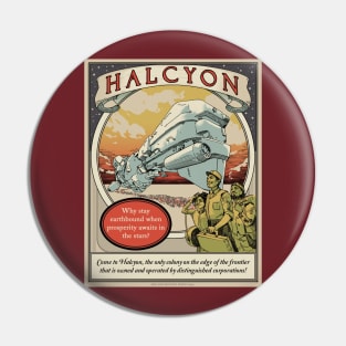The Outer Worlds - Come to Halcyon Pin