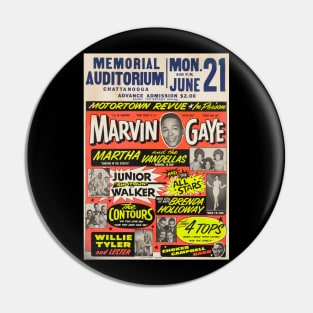 SOUL CONCERT MARVIN GAYE Pin