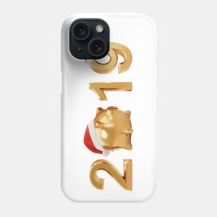 Golden New Year 2019 Phone Case