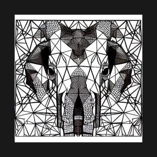 Geometric Elephants 6 T-Shirt