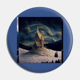 Starry Night Above The Shrieking Shack Pin