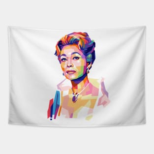 Mommie Dearest Popart Portrait Tapestry