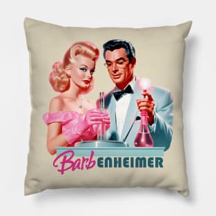 Barbie x Oppenheimer | Barbenheimer retro Pillow