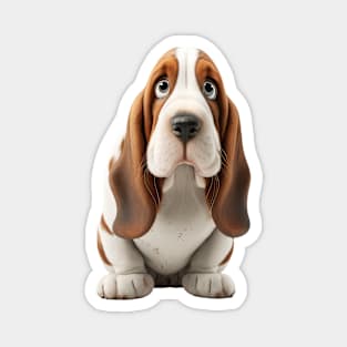 Dog Cute Adorable Humorous Illustration Magnet