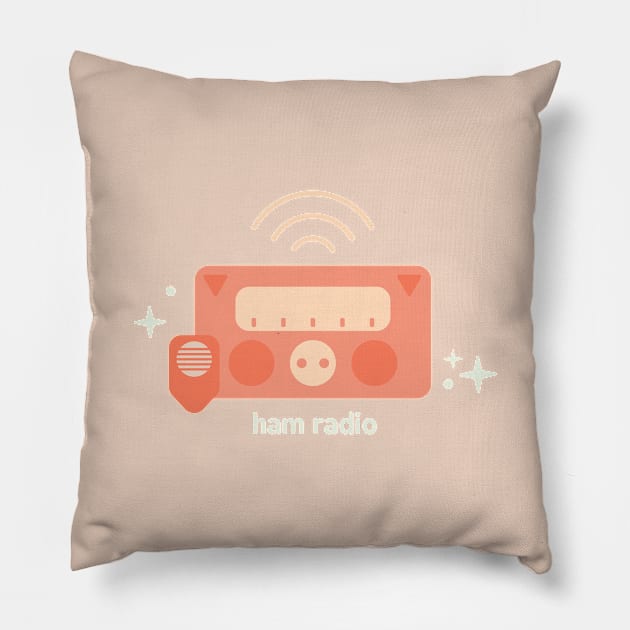 Ham Radio Pillow by zacrizy