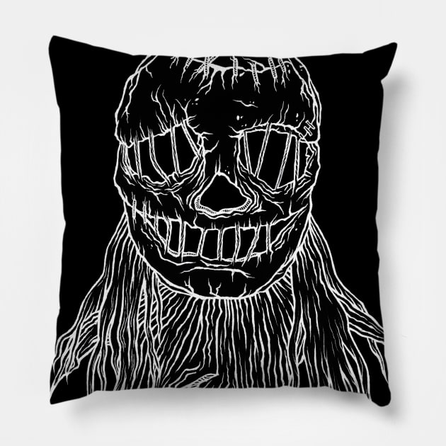 Executioner B/W Pillow by VonJekyllArt