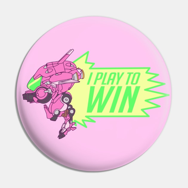 I Play to Win Pin by hya_bm