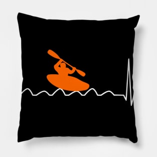 Heartbeat Canoeing Pillow