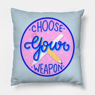 Choose your weapon Pillow