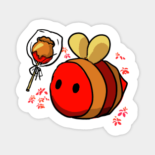 Candy Apple Bee Magnet