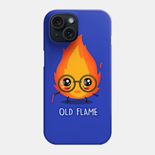 Funny Cute Original Old People Kawaii Fire Flame Clever Pun Phone Case